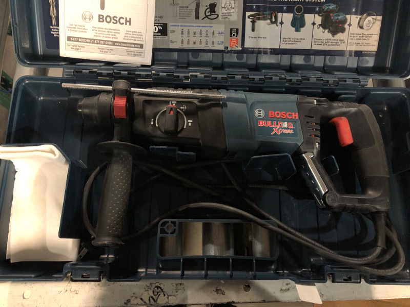 Photo 3 of * used * functional * 
Bosch 11255VSR-RT BULLDOG Xtreme 1-Inch SDS-plus D-Handle Variable-speed Rotary Hammer (Renewed)