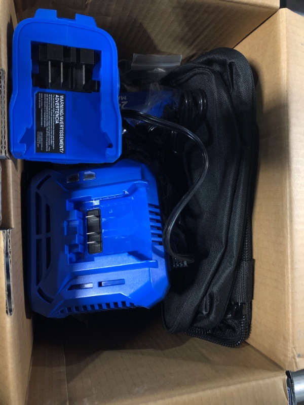 Photo 2 of (Does not come with battery) Kobalt Next-Gen 2-Tool Brushless Power Tool Combo Kit with Soft Case 
