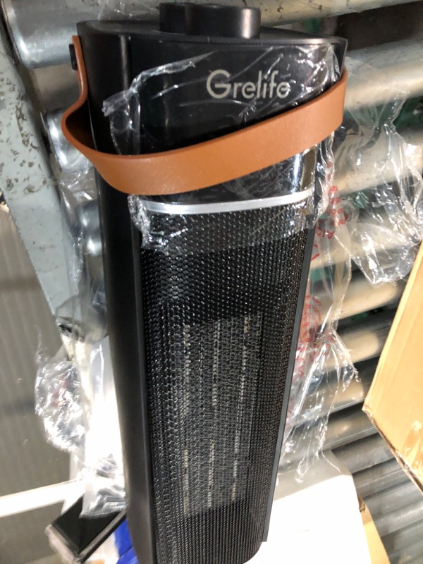 Photo 4 of ***NOT FUNCTIONAL - FOR PARTS - NONREFUNDABLE - SEE NOTES***
Grelife 1500W Space Heater with Adjustable Thermostat, 18" PTC