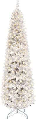 Photo 1 of * half of the lights do not work *
Holiday Living Norman 7-ft Pre-lit Pencil Flocked Artificial Christmas Tree with LED Lights