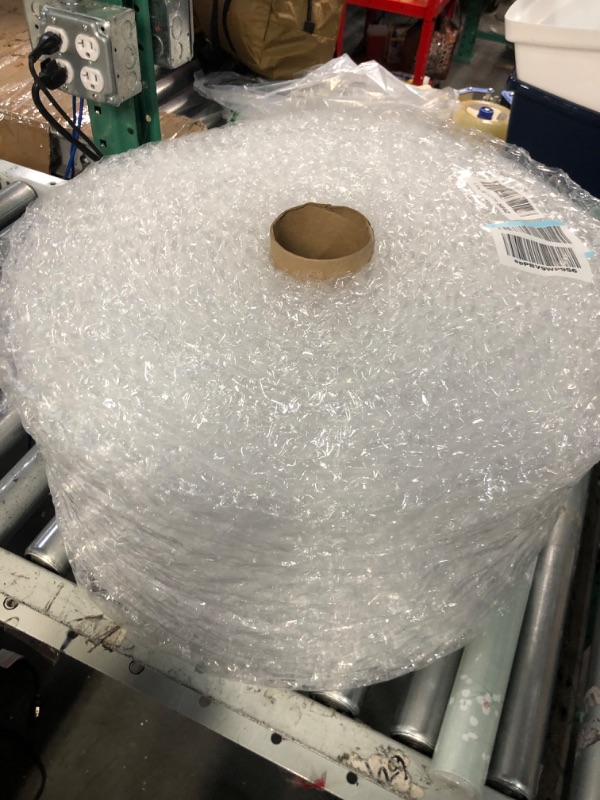 Photo 1 of Amazon Basics Perforated Bubble Cushioning Wrap - Small 3/16", 12-Inch x 175-Foot Long Roll Bubble Wrap