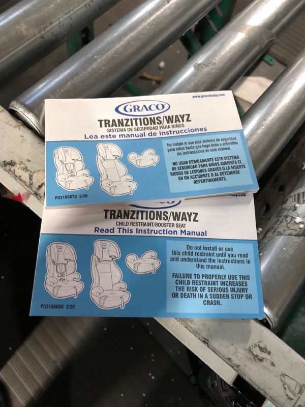 Photo 2 of Graco Tranzitions 3 in 1 Harness Booster Seat, Proof Tranzitions Black