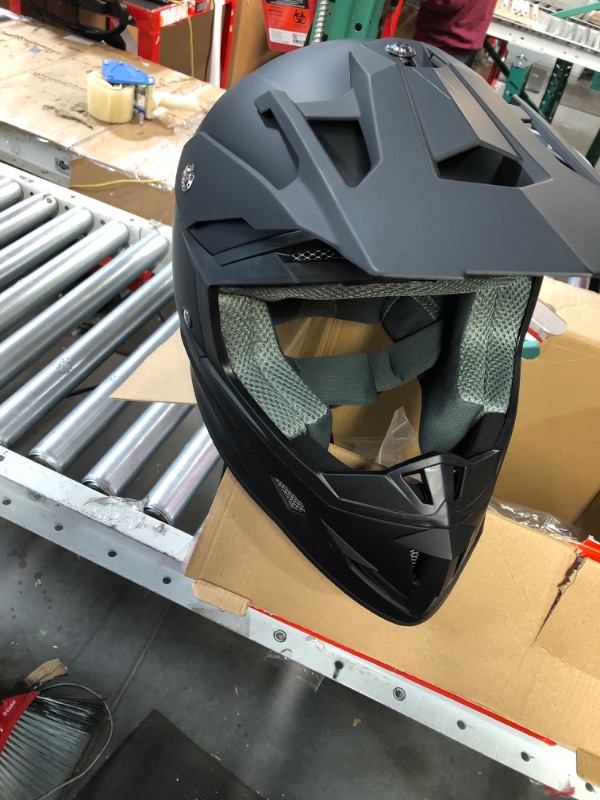 Photo 2 of GLX GX23 Dirt Bike Off-Road Motocross ATV Motorcycle Full Face Helmet  DOT Approved 