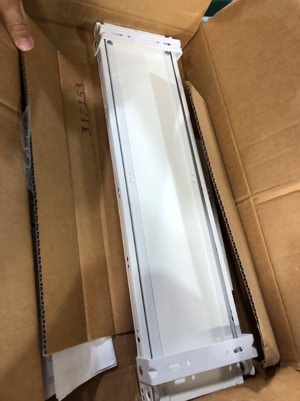Photo 1 of  Roll Out Tray Divider Cabinet Organizer, White White 6-Inch SET OF 2