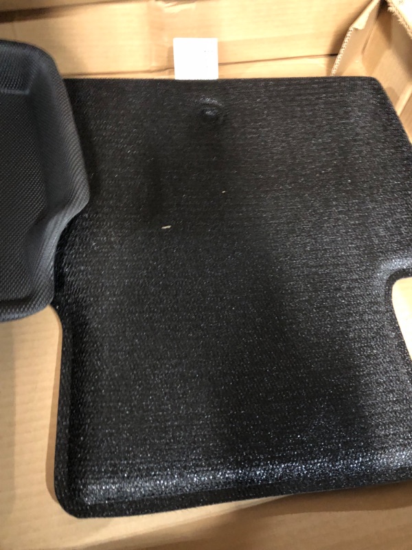 Photo 4 of 3D MAXpider 2009-2017 Infiniti QX70/FX35/50/50S Kagu 2nd Row Floormats - Black (L1IN00321509) Black 2nd Row