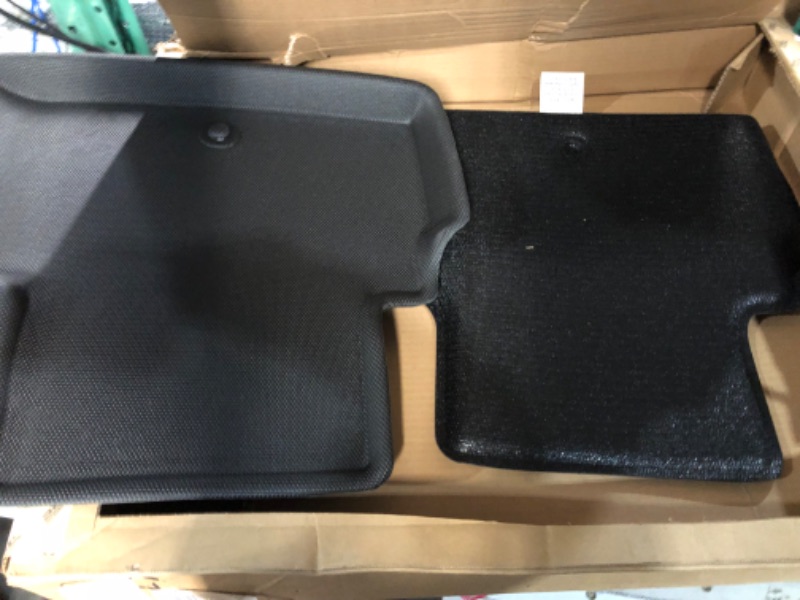 Photo 1 of 3D MAXpider 2009-2017 Infiniti QX70/FX35/50/50S Kagu 2nd Row Floormats - Black (L1IN00321509) Black 2nd Row