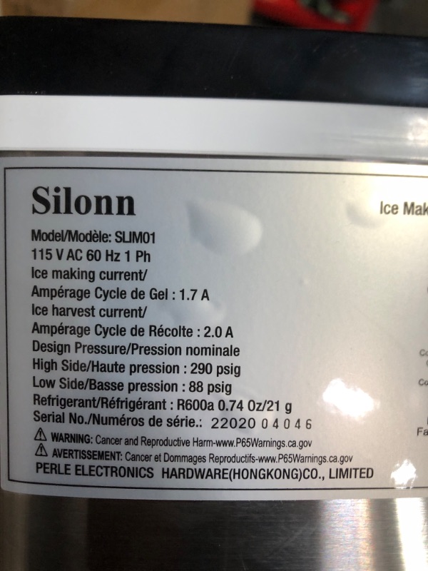 Photo 4 of * not functional * sold for parts * repair 
Ice Makers Countertop, Self-Cleaning Function, Portable Electric Ice Cube Maker Machine,