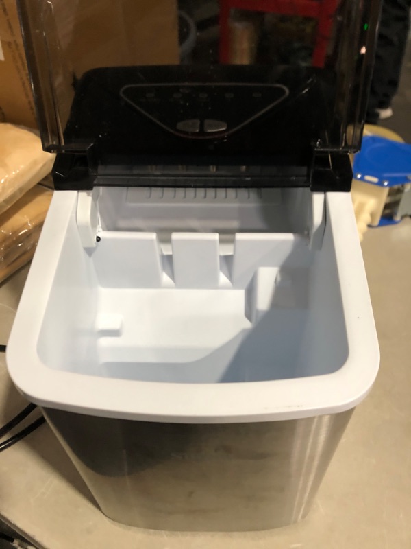 Photo 2 of * not functional * sold for parts * repair 
Ice Makers Countertop, Self-Cleaning Function, Portable Electric Ice Cube Maker Machine,