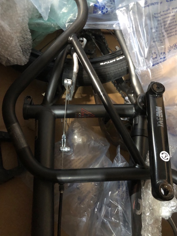 Photo 4 of **MISSING HARDWARE**
Mongoose Legion Freestyle Adult BMX Bike, Advanced Riders, Steel Frame, L500 20-Inch Wheels Black