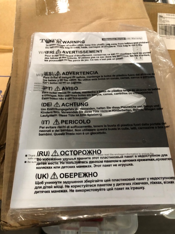 Photo 4 of **open box**TOTO SW573#01 S300E Electronic Bidet Toilet Cleansing, Instantaneous Water, EWATER Deodorizer, Warm Air Dryer, and Heated Seat, Round, Cotton White Round Cotton White