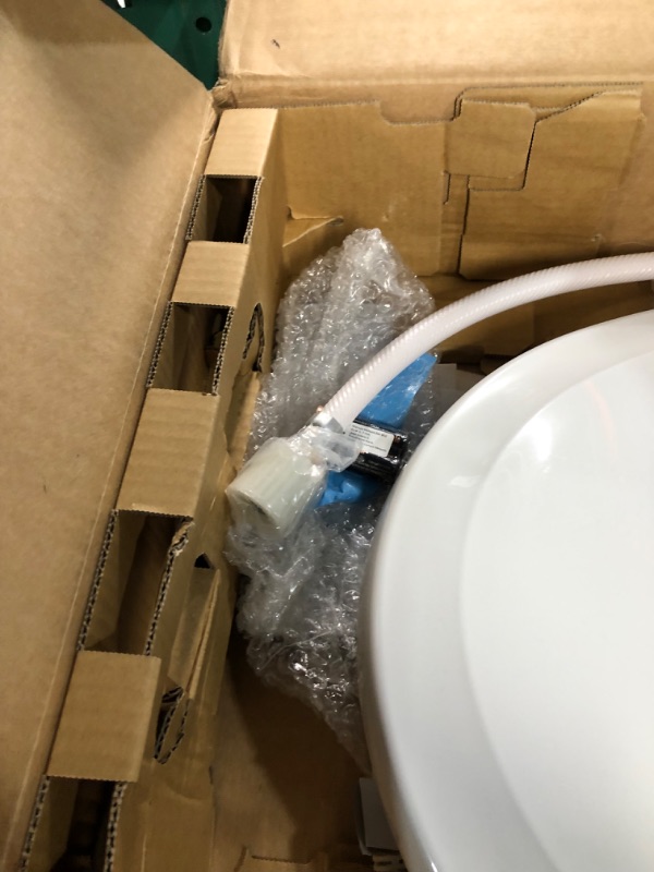 Photo 3 of **open box**TOTO SW573#01 S300E Electronic Bidet Toilet Cleansing, Instantaneous Water, EWATER Deodorizer, Warm Air Dryer, and Heated Seat, Round, Cotton White Round Cotton White