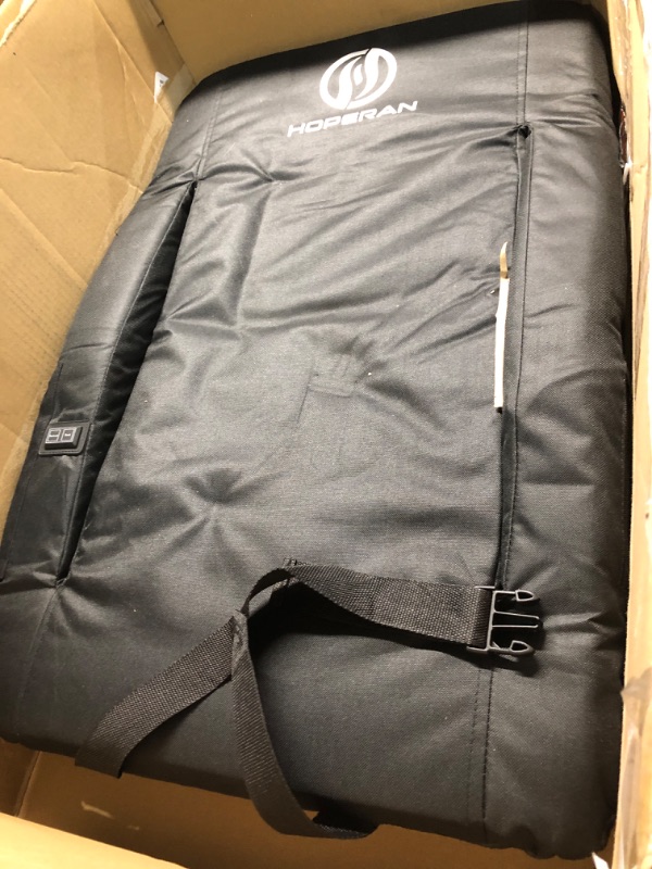 Photo 1 of ***(MINOR DAMAGE/ SEE NOTES BEFORE BIDDING)***
HOPERAN 21" 2pcs Dual-Sided Heated Stadium Seats for Bleachers with Back Support, 3 Levels Heating Stadium Seating for Bleachers Seat with Backrest, 5 Pockets Portable Stadium Chair for Outdoor