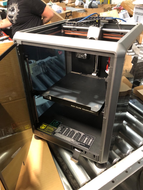 Photo 4 of ***USED - MISSING TOUCH SCREEN AND FILAMENT - OTHER PARTS LIKELY MISSING AS WELL - UNABLE TO TEST***
Creality K1C 3D Printer, 2024 New Version 3D Printers with 600mm/s Fast Printing Speed and Clog-Free Direct Extruder, Support 300? Printing and Carbon Fib