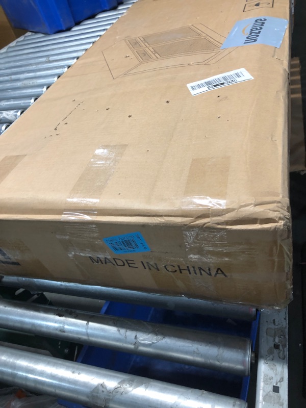 Photo 1 of **NONREFUNDABLE**FOR PARST OR REPAIR**SEE NOTES**
CABIHOME Rattan Double Tilt Out Trash Cabinet, Freestanding Trash Can Cabinet with 20 Gallon Storage, Hidden Pet-Proof Garbage Can Cabinet for Kitchen Dining Living Room