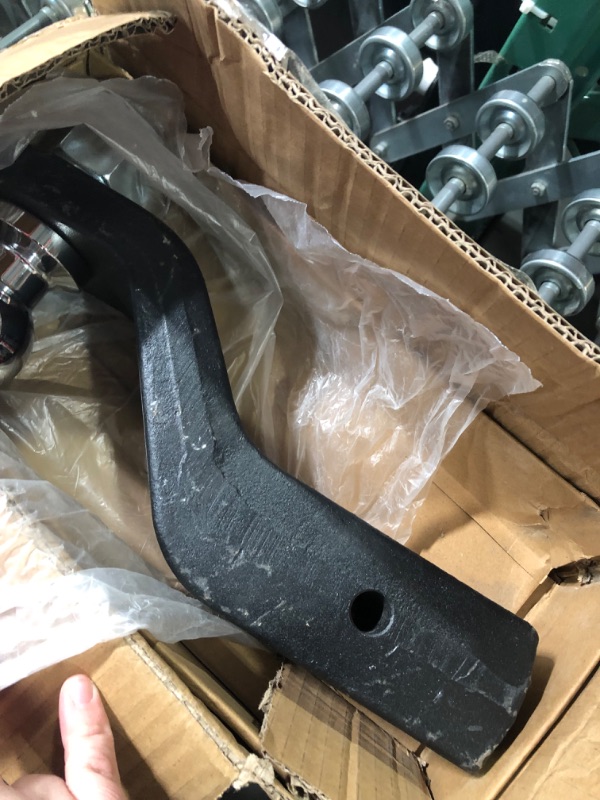 Photo 1 of CURT 45372 Forged Trailer Hitch Mount with 2-5/16-Inch Ball, Fits 2-1/2-Inch Receiver, 20,000 lbs, 4-in Drop