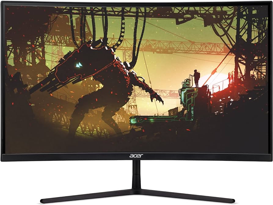 Photo 1 of ***PARTS ONLY/NON-REFUNDABLE***
Acer EI322QUR Pbmiippx 31.5" 1500R Curved WQHD 2560 x 1440 Gaming Monitor