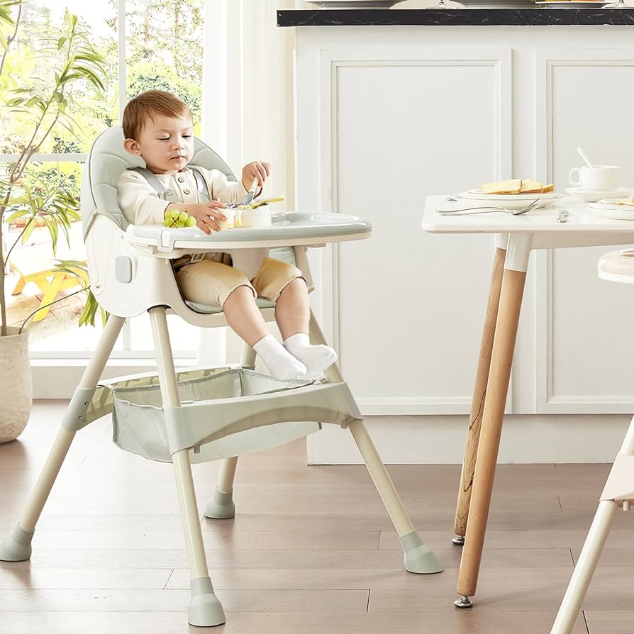 Photo 1 of High Chair 4 in 1, High Chairs for Babies and Toddlers, Convertible