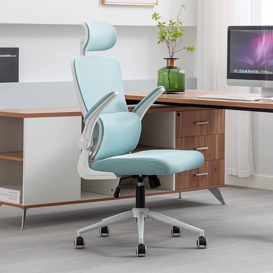 Photo 1 of Office Chair Height-Adjustable Ergonomic Desk Chair with Lumbar Support Breathable