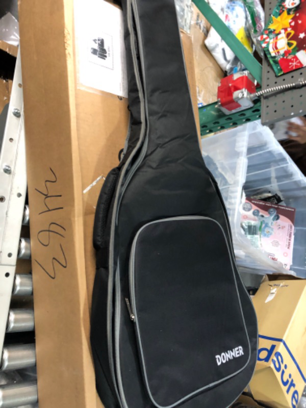 Photo 7 of * used * see all images * 
Donner Black Acoustic Guitar for Beginner Adult Full Size Cutaway Acustica Guitarra