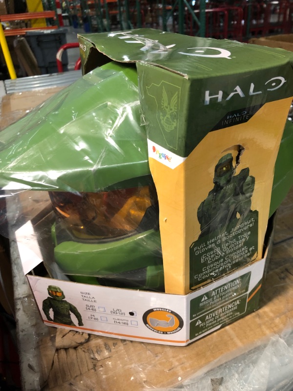 Photo 5 of Disguise Halo Infinite Master Chief Prestige Kids Costume Large (10-12)