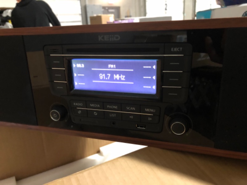 Photo 4 of **LOOKS NEW** **SEE CLERK NOTES** KEiiD CD Player Bluetooth Home Stereo System 