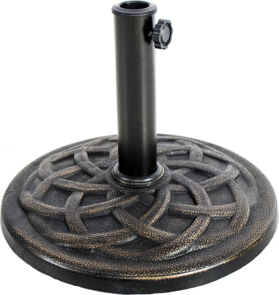 Photo 1 of *See photos*BACKYARD EXPRESSIONS PATIO · HOME · GARDEN 911554 21 Pound Umbrella Base, Bronze