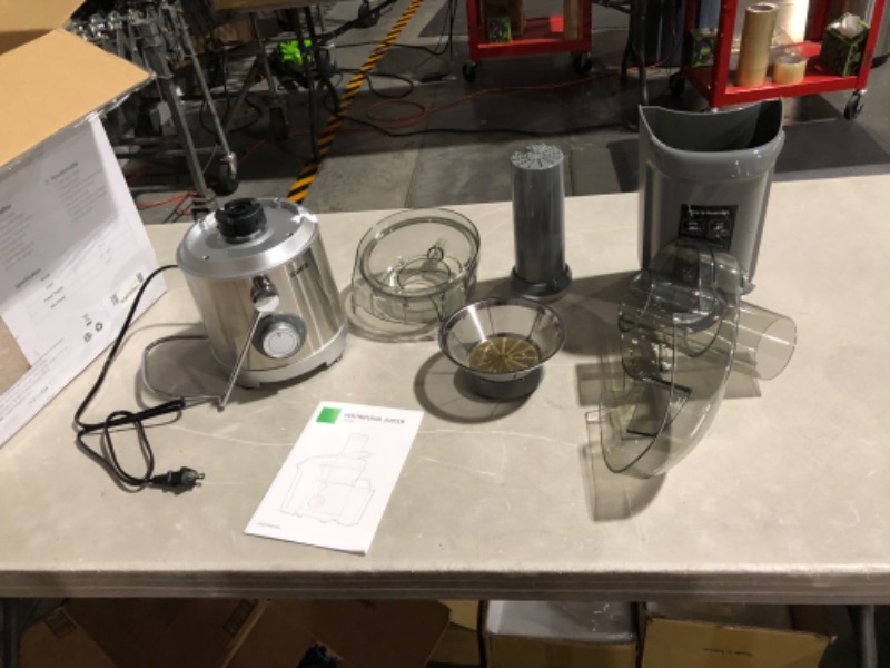 Photo 2 of ***NOT FUNCTIONAL - FOR PARTS - NONREFUNDABLE - SEE COMMENTS***
1300W GDOR Plus Juicer Machines with Larger 3.2” Feed Chute