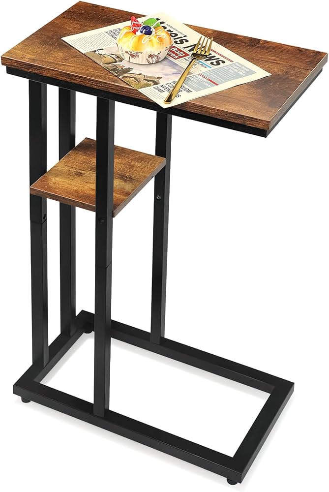 Photo 1 of * used * see all images *
C Shaped Side Table for Sofa, Couch End Table for Small Spaces