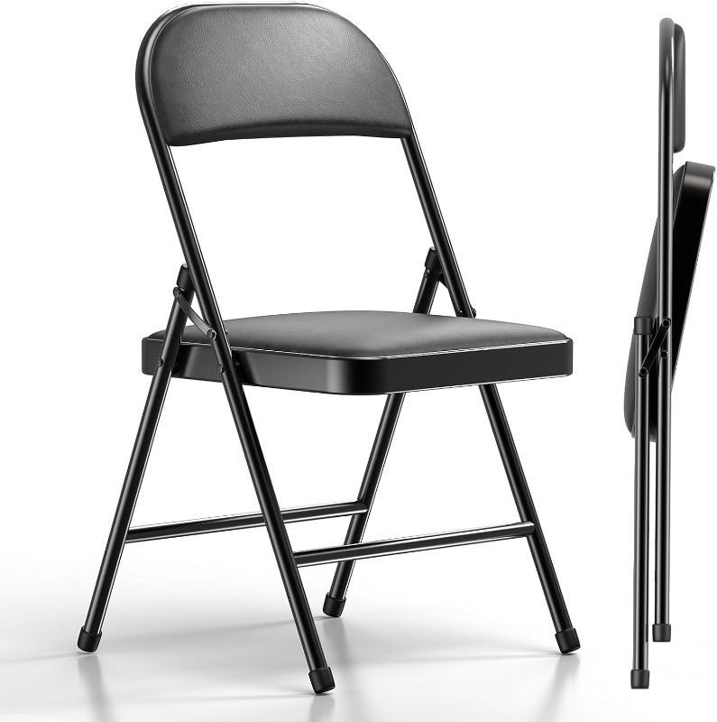 Photo 1 of [READ NOTES]
Pack Folding Chairs with Padded Cushion and Back