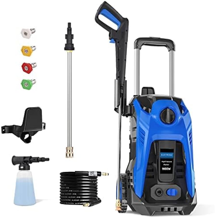 Photo 1 of **FOR PARTS ONLY** Berggren Electric Pressure Washer - 4000 PSI 2.6 GPM Power Washer Electric Powered with 4 Interchangeable 