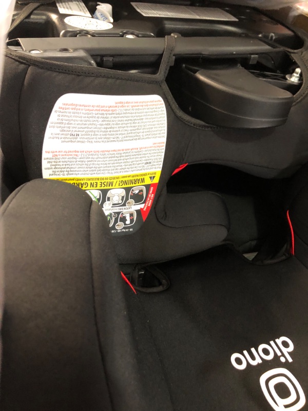 Photo 3 of Diono Cambria 2 XL 2022, Dual Latch Connectors, 2-in-1 Belt Positioning Booster Seat, High-Back to Backless Booster with Space and Room to Grow, 8 Years 1 Booster Seat, Black NEW! Black