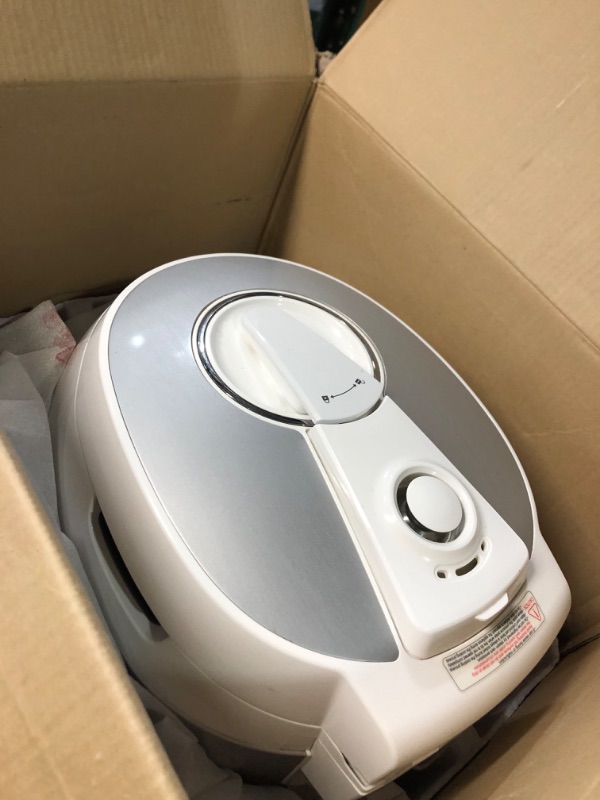 Photo 1 of CUCKOO CRP-HS0657FW | 6-Cup (Uncooked) Induction Heating Pressure Rice Cooker | 11 Menu Options, Stainless Steel Inner Pot, Made in Korea | White White/Silver