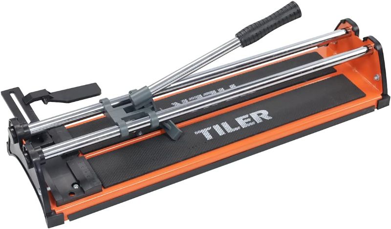 Photo 1 of TILER 17 Inch Manual Tile Cutter, Professional Porcelain Ceramic Tile Cutter with Chrome 