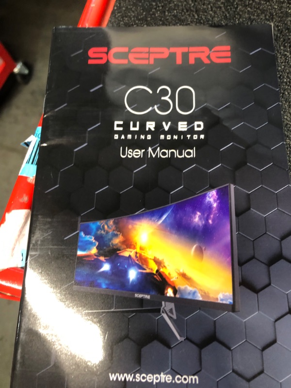 Photo 8 of Sceptre 30-inch Curved Gaming Monitor 21:9 2560x1080 Ultra Wide Ultra Slim HDMI DisplayPort up to 200Hz Build-in Speakers, Metal Black (C305B-200UN1)