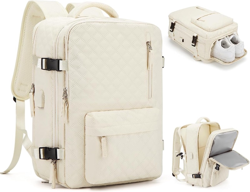 Photo 1 of  *Sim to stock* beige/white Backpack