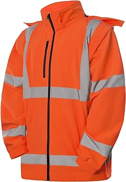 Photo 1 of *SIM TO STOCK* High Visibility Reflective Softshell Safety Jacket XL