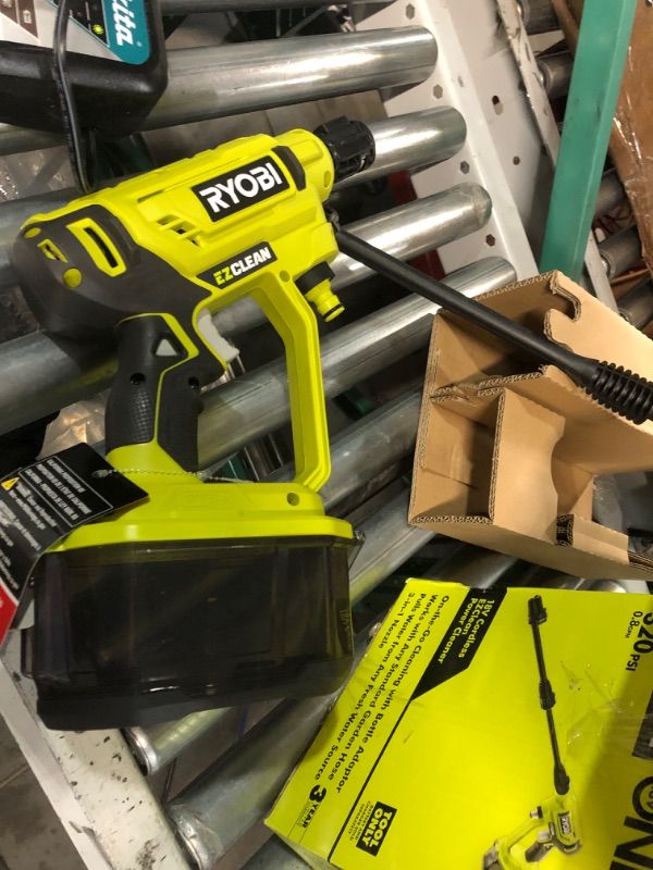 Photo 1 of **READ NOTES BELOW**ONE+ HP 18V Brushless EZClean 600 PSI 0.7 GPM Cordless Cold Water Power Cleaner with 4.0 Ah Battery and Charger