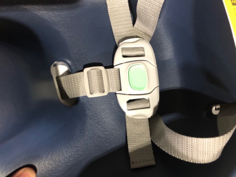 Photo 1 of **MISSING PIECE STILL FUNCTIONAL**
Ingenuity Baby Base 2-in-1 Booster Feeding and Floor Seat with Self-Storing Tray - Night Sky