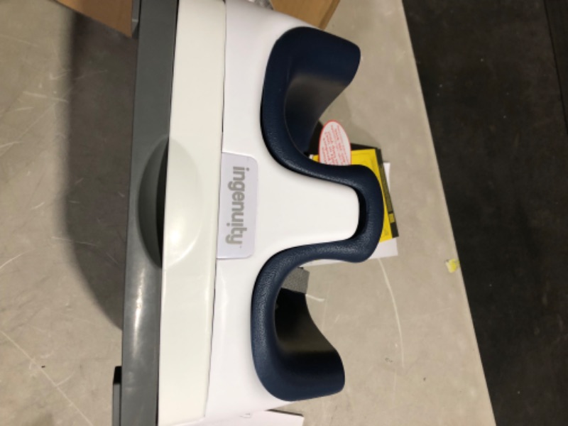 Photo 1 of **MISSING PIECE STILL FUNCTIONAL**
Ingenuity Baby Base 2-in-1 Booster Feeding and Floor Seat with Self-Storing Tray - Night Sky