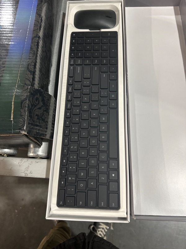 Photo 2 of Microsoft Designer Bluetooth Desktop Keyboard and Mouse - Black. Utra-Thin, Wireless, Bluetooth Keyboard and Mouse Combo. Works with Bluetooth Enabled PCs/Mac