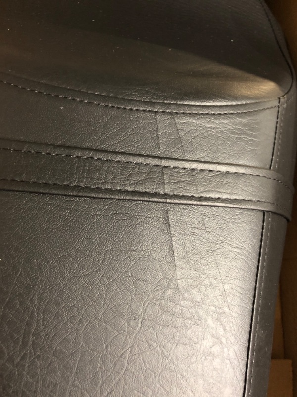 Photo 3 of * item damaged * see images * 
OUMURS Motorcycle Seats Compatible With Harley Sportster Seat Forty Eight Front Driver Rear Passenger Two Up Leather Seat Cushion