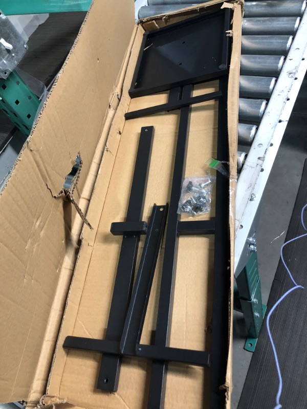 Photo 1 of Heavy Duty Sign Stand, Floor Poster Board Stand, Adjustable Metal Sign Holder Height Up to 60 Inches 