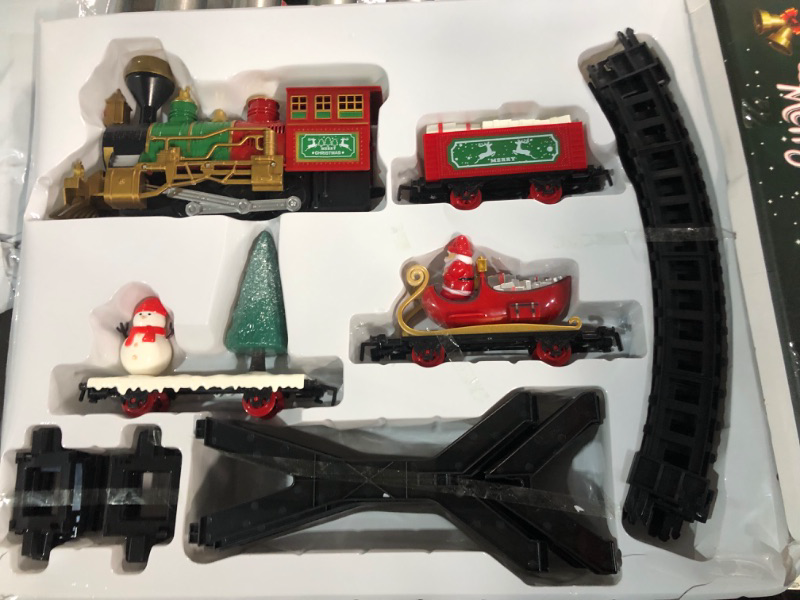 Photo 2 of * used * see all images * 
Deekin Christmas Train Set Under the Christmas Tree, Electric Xmas Train Toy for Kids Gift, 