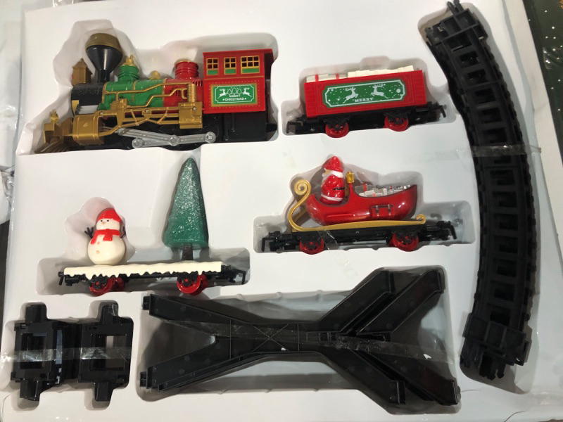 Photo 3 of * used * see all images * 
Deekin Christmas Train Set Under the Christmas Tree, Electric Xmas Train Toy for Kids Gift, 