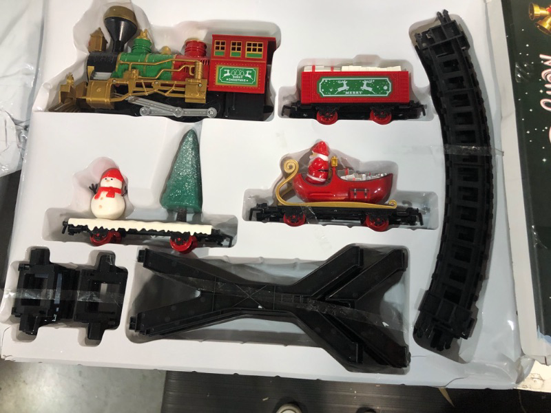 Photo 4 of * used * see all images * 
Deekin Christmas Train Set Under the Christmas Tree, Electric Xmas Train Toy for Kids Gift, 