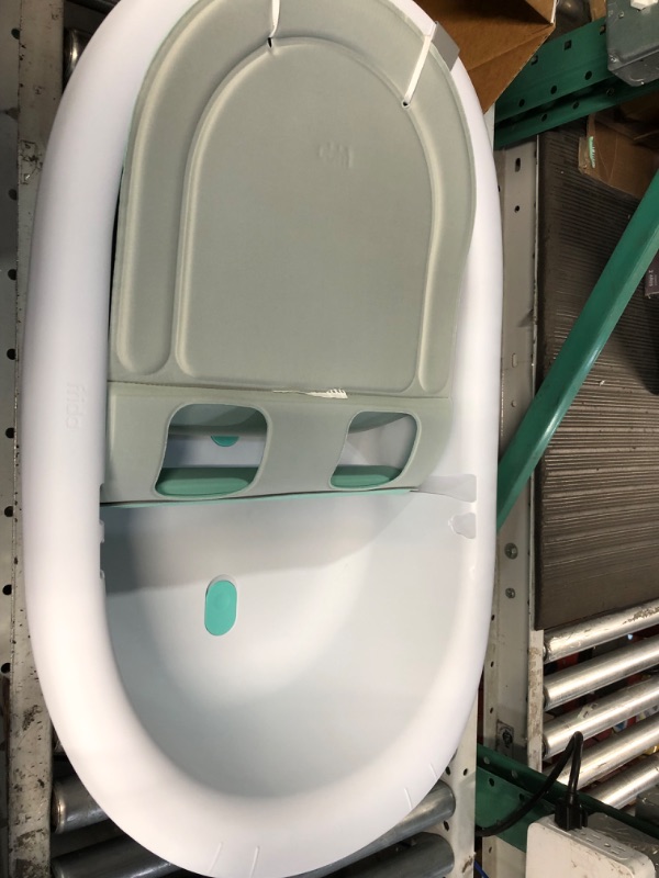 Photo 3 of 4-in-1 Grow-with-Me Bath Tub by Frida Baby Transforms Infant Bathtub Toddler 