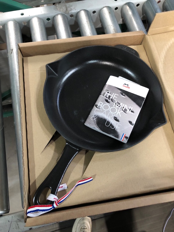 Photo 2 of ***USED - DIRTY/STAINED***
Staub Cast Iron 10-inch Fry Pan - Matte Black, Made in France