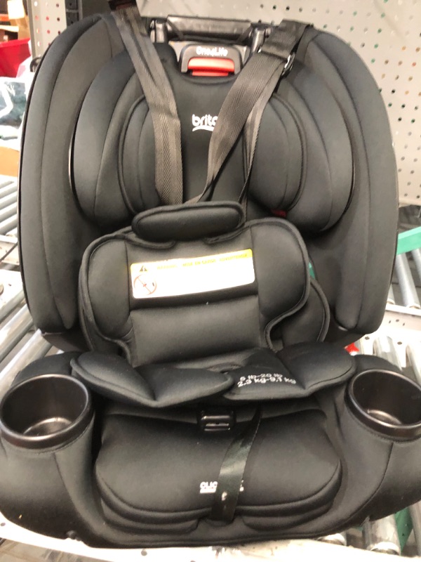 Photo 2 of Britax One4Life Convertible Car Seat, 10 Years of Use from 5 to 120 Pounds, Converts from Rear-Facing Infant Car Seat to Forward-Facing Booster Seat, Machine-Washable Fabric, Onyx 