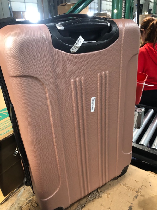 Photo 7 of **SEE NOTES**
Travelers Club Midtown Hardside 4-Piece Luggage Travel Set, Rose Gold 4-Piece Set Rose Gold