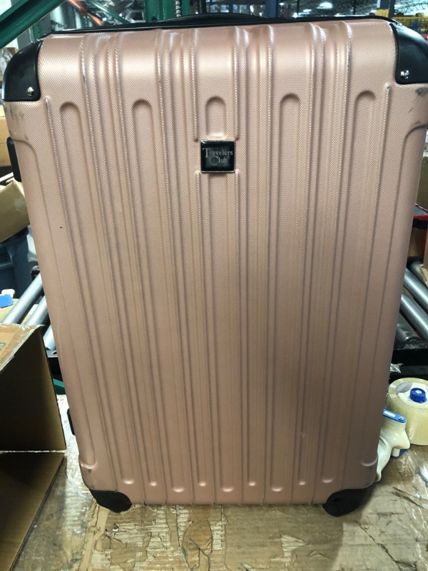 Photo 1 of **SEE NOTES**
Travelers Club Midtown Hardside 4-Piece Luggage Travel Set, Rose Gold 4-Piece Set Rose Gold